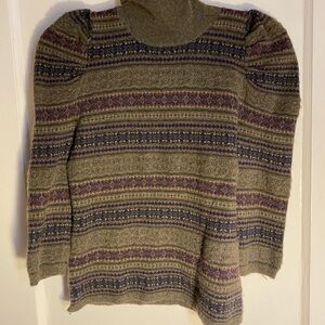 Ralph Lauren Multicolor Striped Turtleneck Sweater